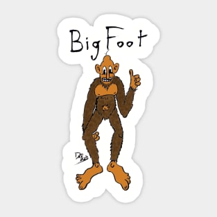 Big foot Sticker